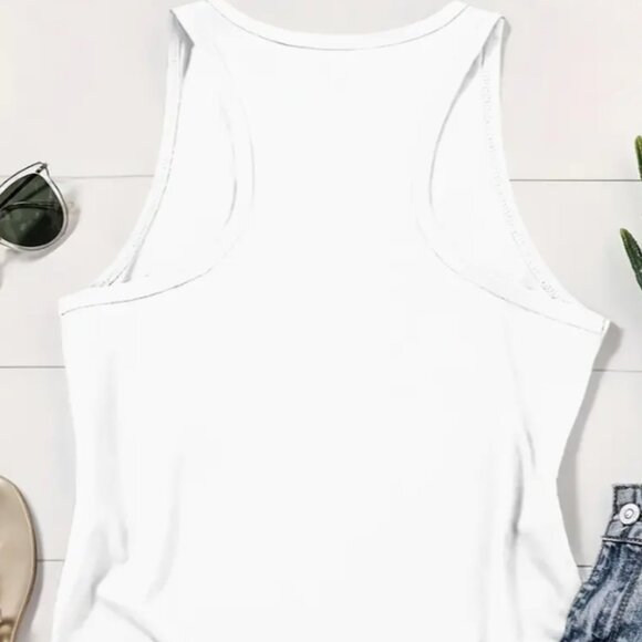 Brand New Women's Funny Graphic Tank Top - Picture 3 of 4